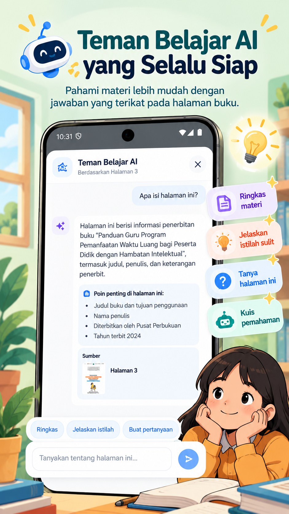 Teman Belajar AI - Jawaban Terikat Halaman Buku
